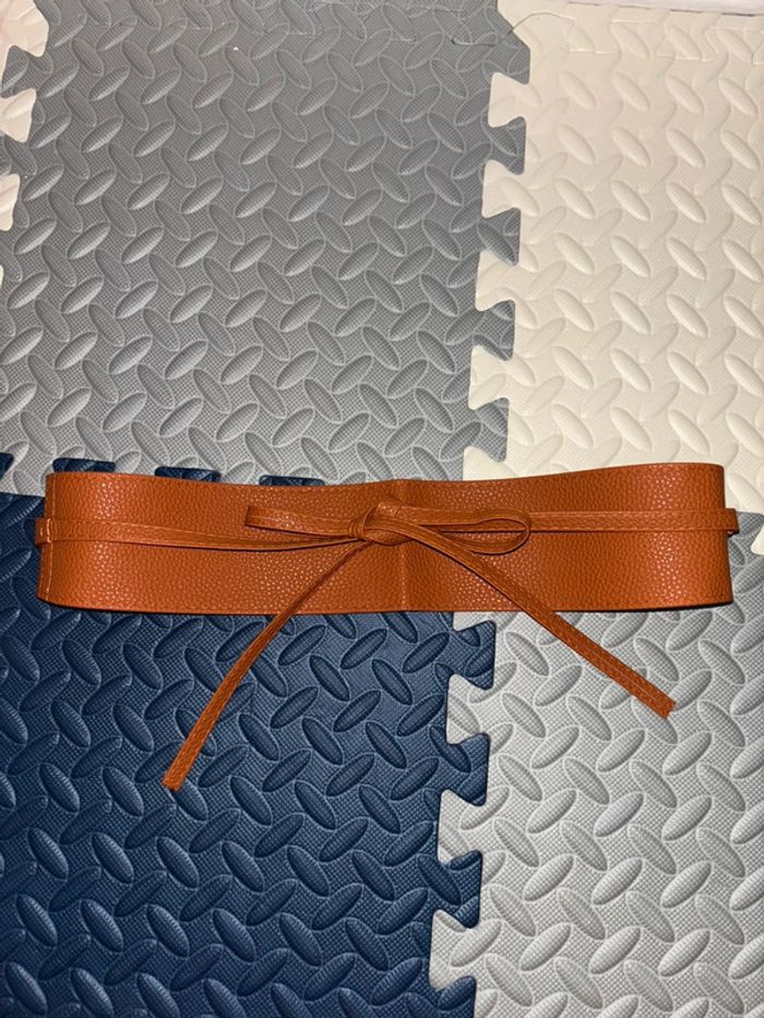 Ceinture à noué similicuir - photo numéro 5