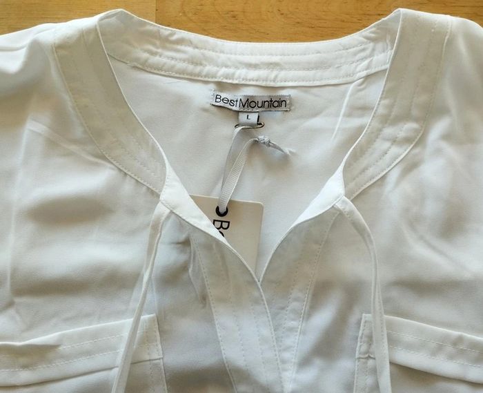 Blouse Best Mountain taille L écrue neuve - photo numéro 5