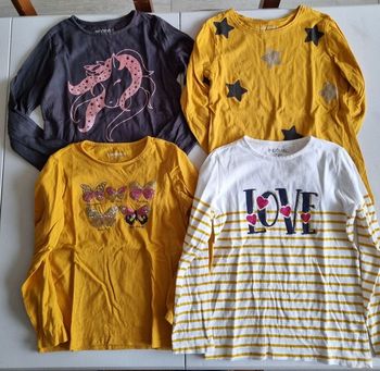 Lot de 4 tee-shirts manches longues In extenso