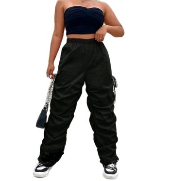 Pantalon en toile de parachute femme