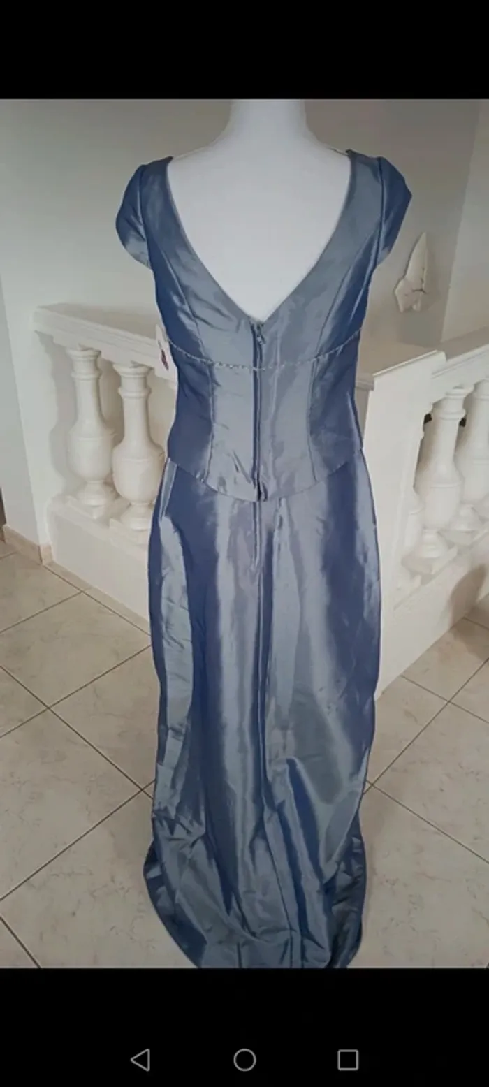 Robe de soirée manches courtes taille 38 - photo numéro 2
