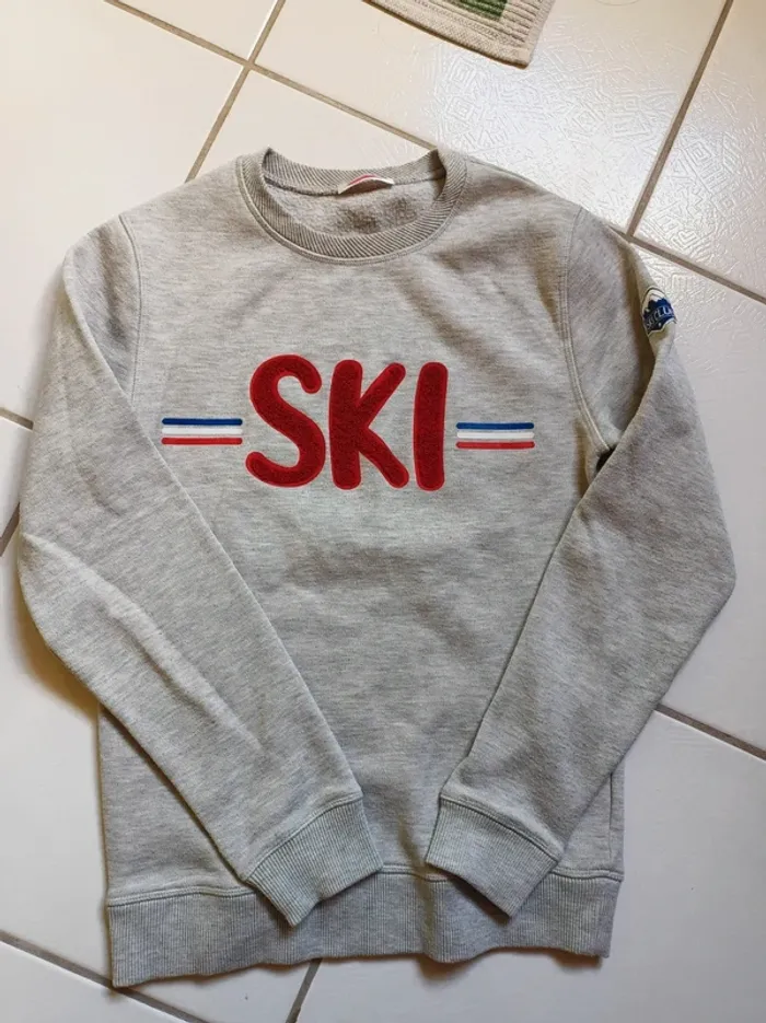 Sweat femme beige Ski Damart - photo numéro 7