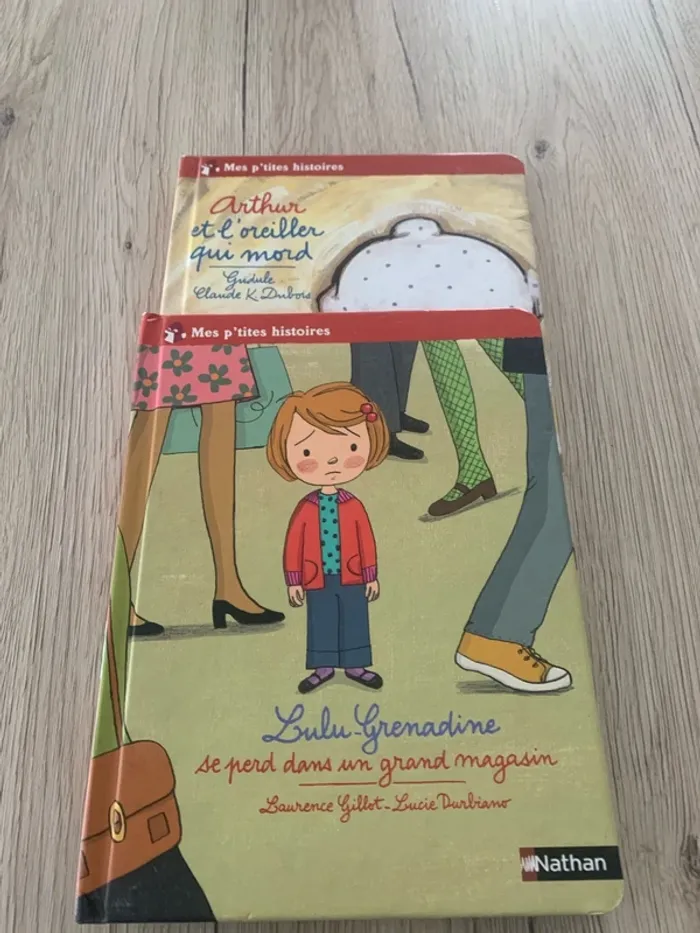 2 livres Mes p’tites Histoires Nathan
