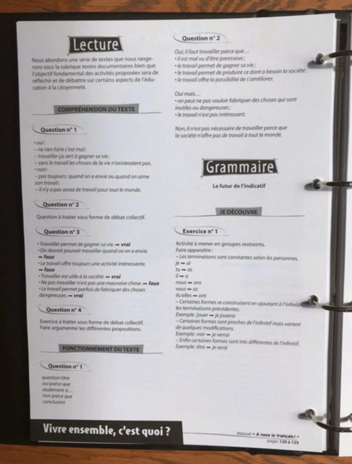 A nous le français CE2 - Classeur Ressources - SEDRAP - photo numéro 4