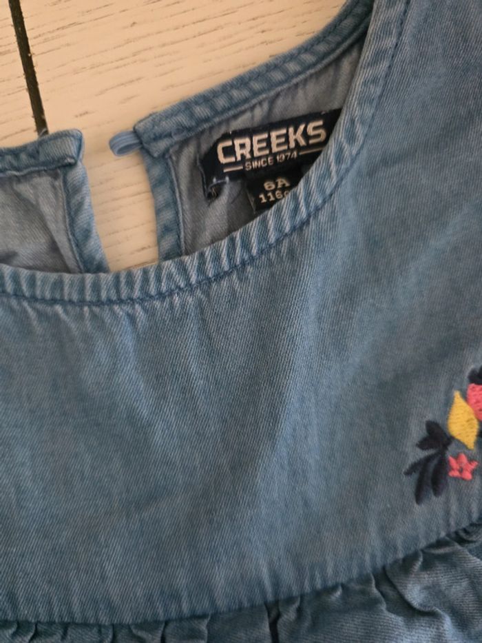 Robe creeks en jean 6 ans - photo numéro 3