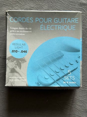 Cordes pour guitare électrique 