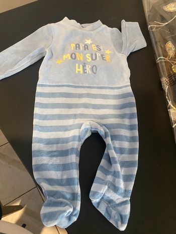 Pyjama « papa est mon super héro »