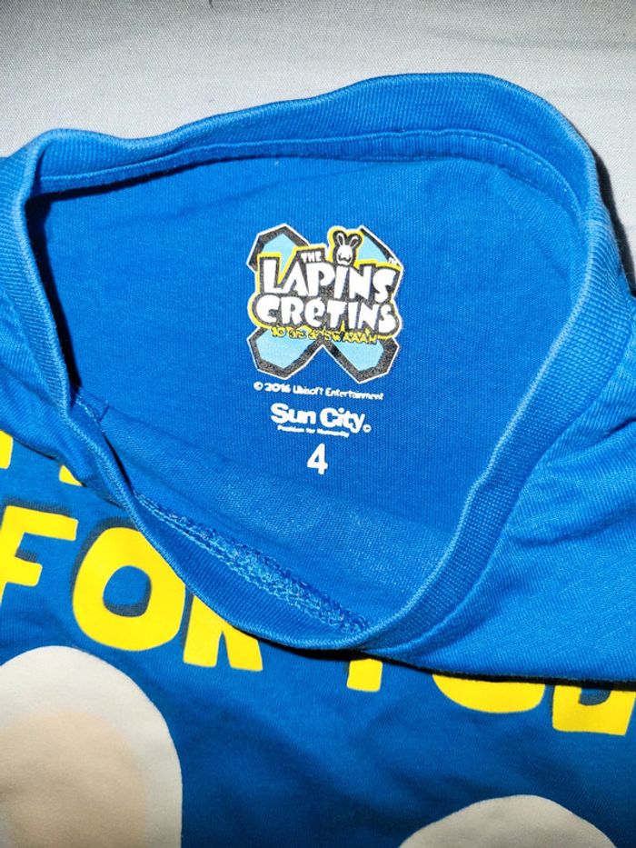 T shirt les lapins crétins - photo numéro 3