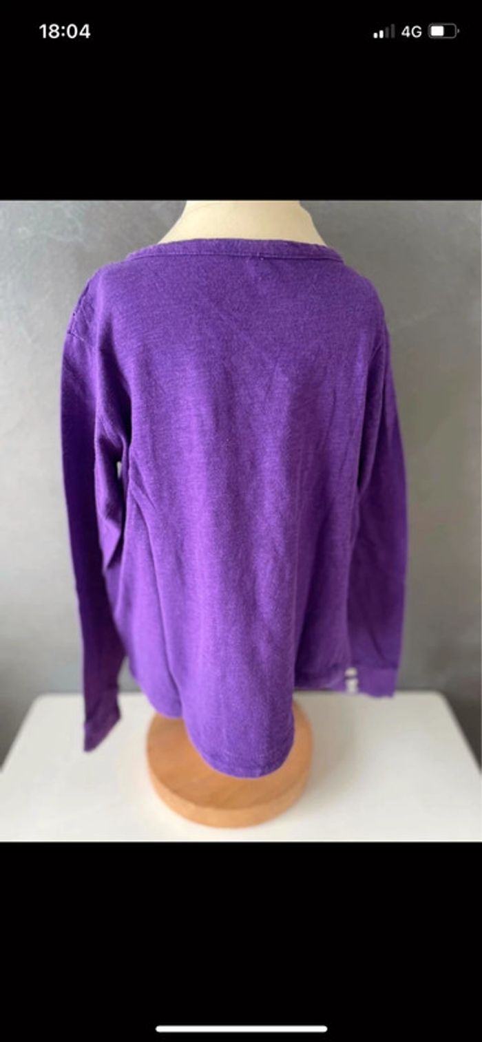 Sweat-shirt violet - photo numéro 2