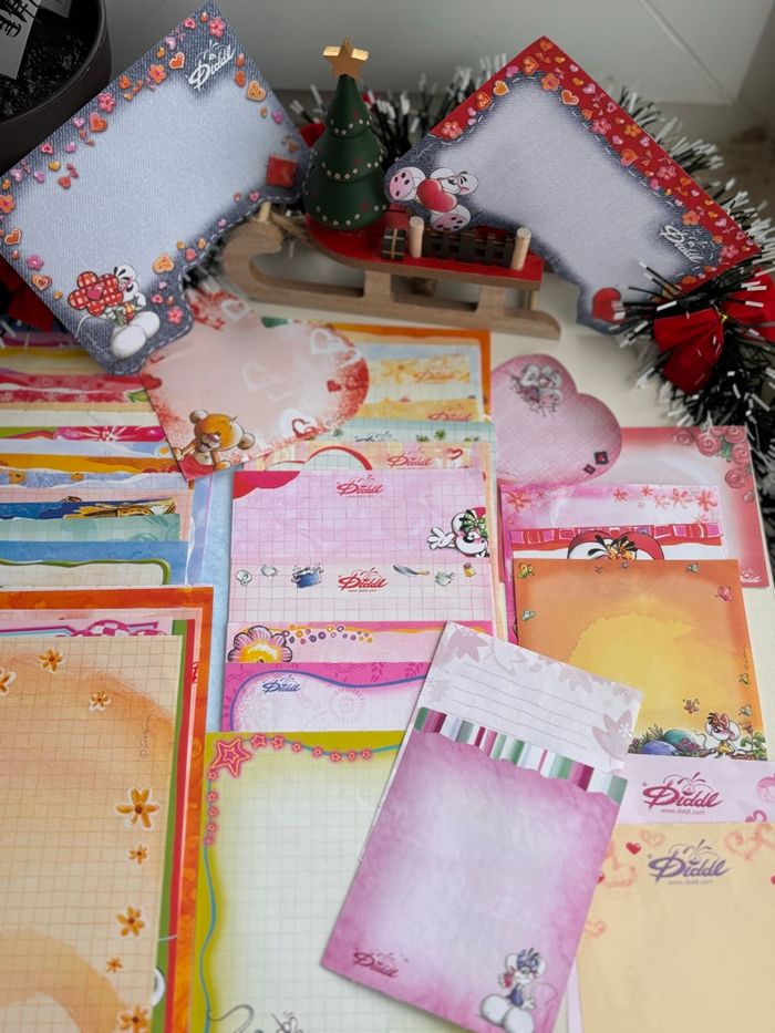 Joli lot de feuilles Diddl - Divers formats - Papier à lettres - PAL - photo numéro 6