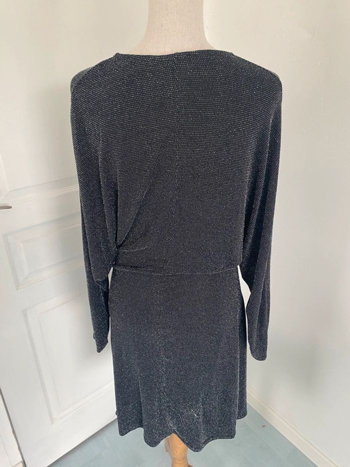 Robe noire argentée almé taille 40/42 - photo numéro 3