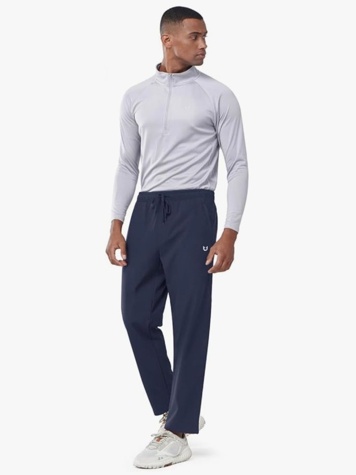 Pantalon survêtement jogging polaire hiver noir - photo numéro 4