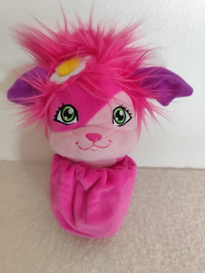 Peluche popples rose - photo numéro 4