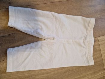 Legging court blanc 24 mois