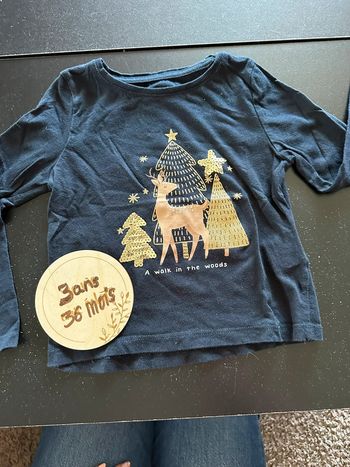 Tee shirt manches longues kiabi 3 ans