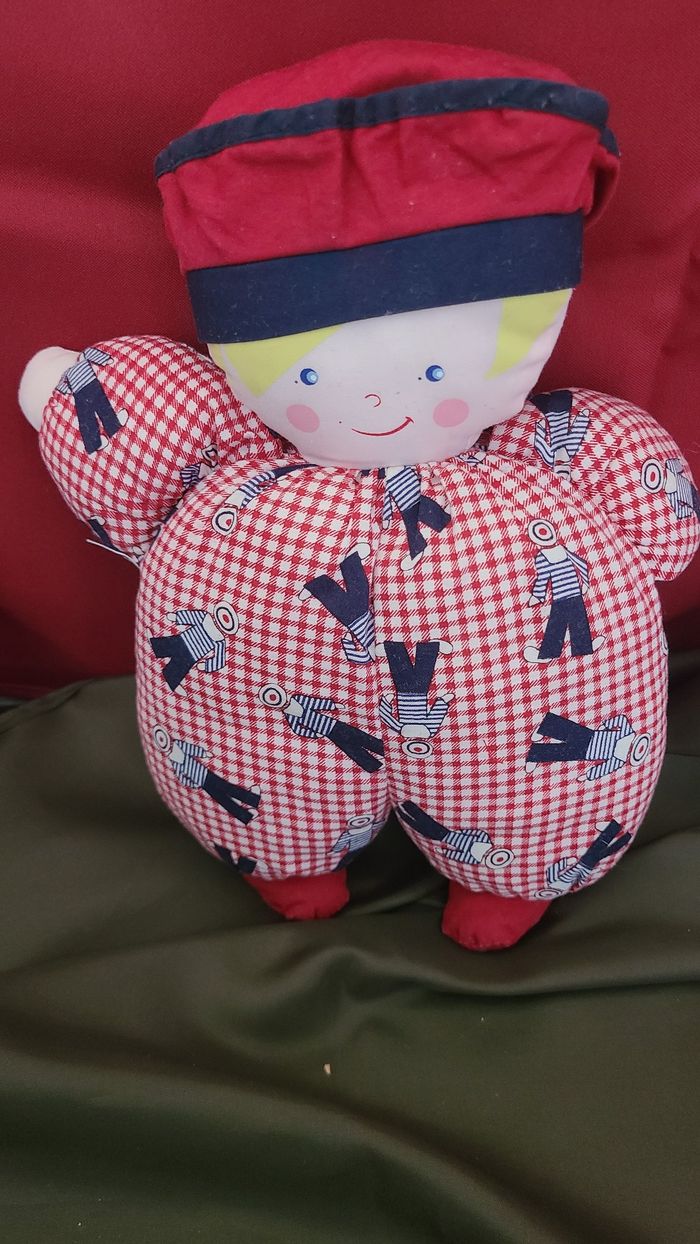 Poupée Hochet corolle chiffon marin 30 cm - photo numéro 3