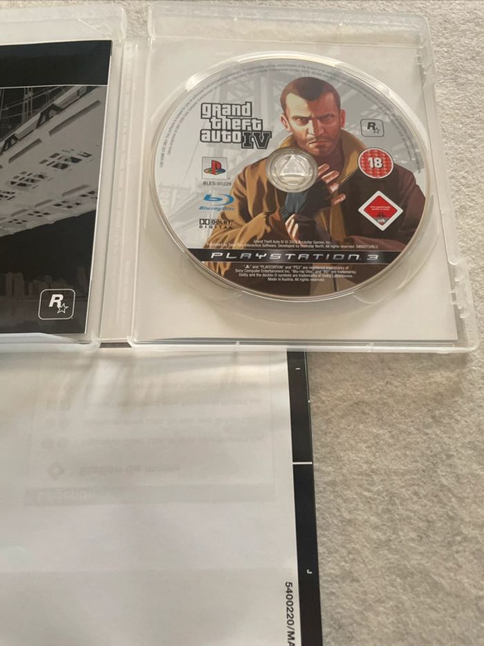 Grand Theft Auto 4 GTA IV Jeu PS3 Complet FR - photo numéro 3