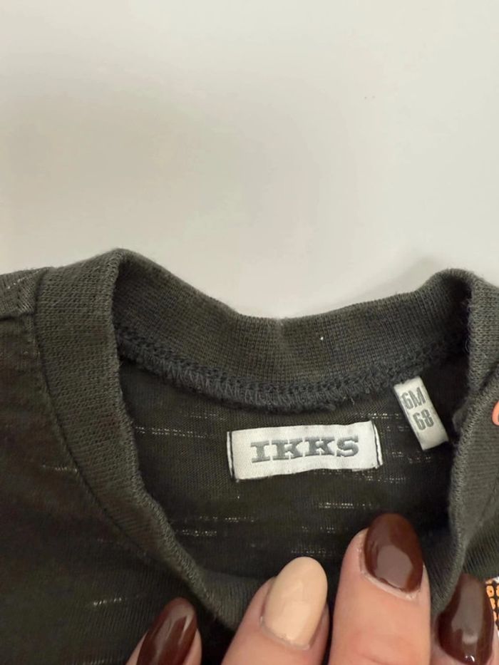 T-shirt Ikss bébé garçon rock taille 6 mois comme neuf - photo numéro 4