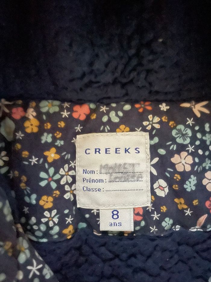 Manteau parka fille Creeks 8 ans - photo numéro 2