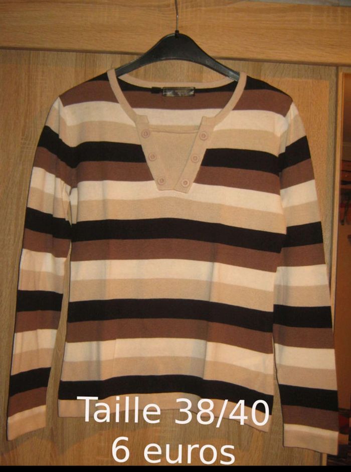 Pull rayé Taille 38/40