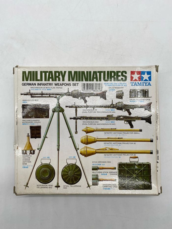 Maquette Tamiya military miniatures german infantry weapons set - photo numéro 2