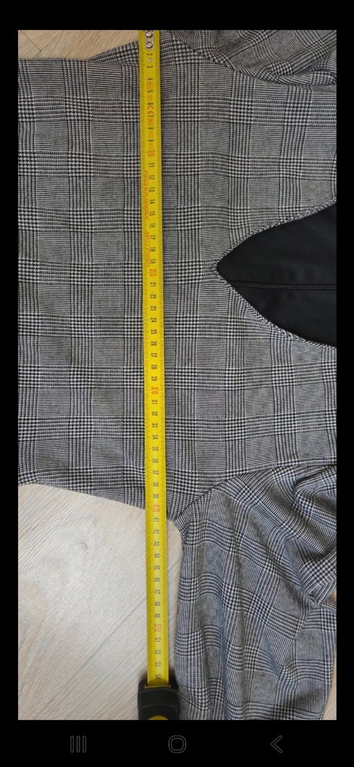 Robe vintage Mango taille M grise a carreaux en très bon état - photo numéro 9