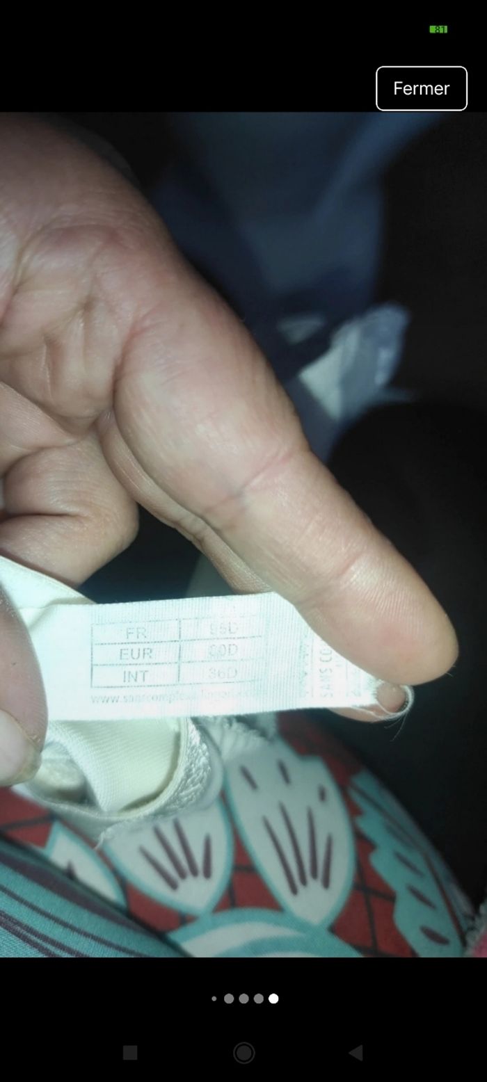 Très beau soutien gorge L4 - photo numéro 5