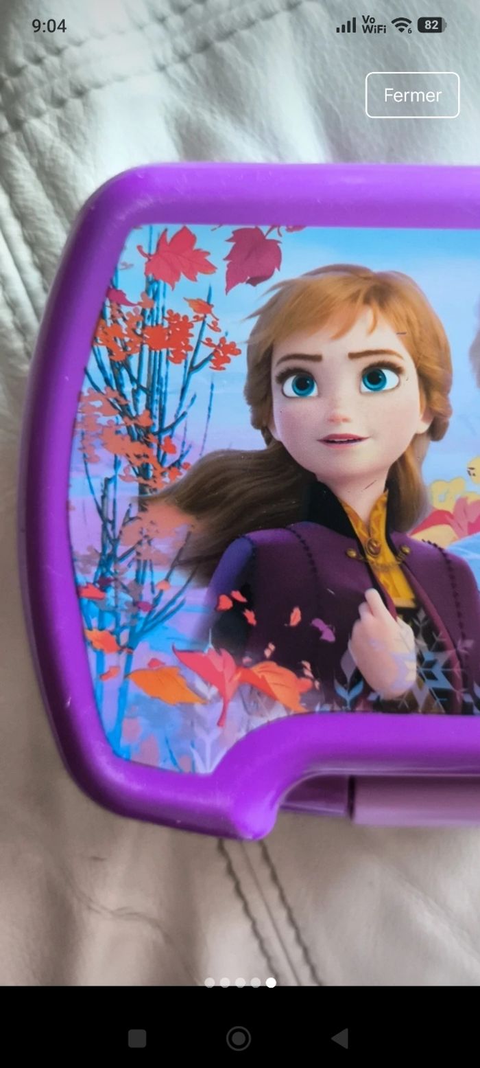 Boîte à goûter Reine des neiges - photo numéro 4