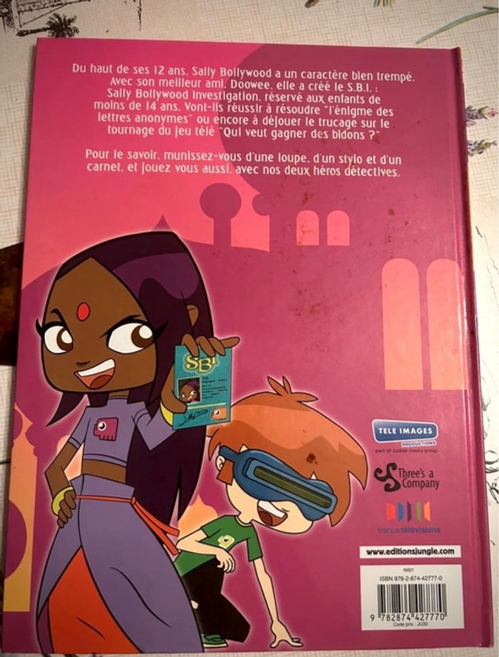 Bande dessinée Sally Bollywood - Tome 1 - L’énigme des lettres anonymes - photo numéro 2