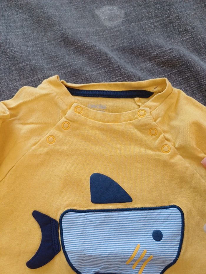 T-shirt manches longues obaïbi 12 mois - photo numéro 3