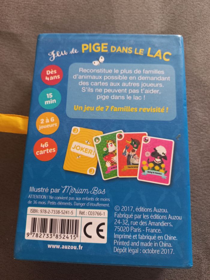 Jeu de pige dans le lac auzou - photo numéro 2