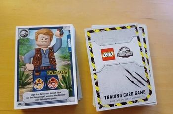 Lot de 5 cartes Lego Jurassic World. Serie 1 - 2021 - Allemagne