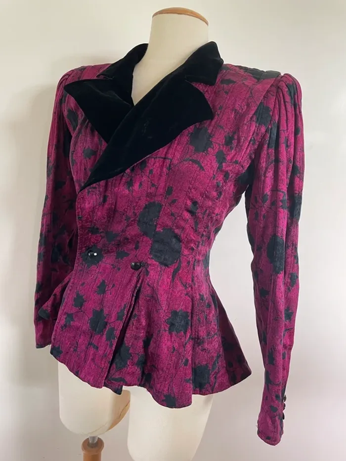 Veste Emanuel Ungaro 38 fuschia - photo numéro 2
