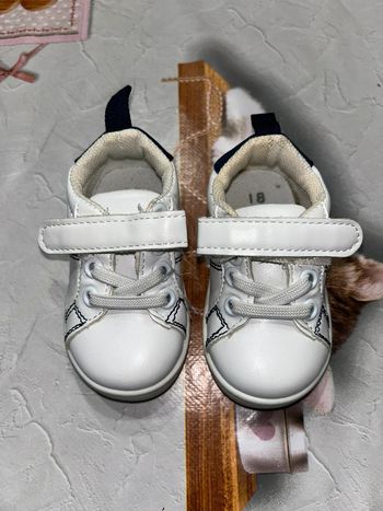 Basket blanche à scratch