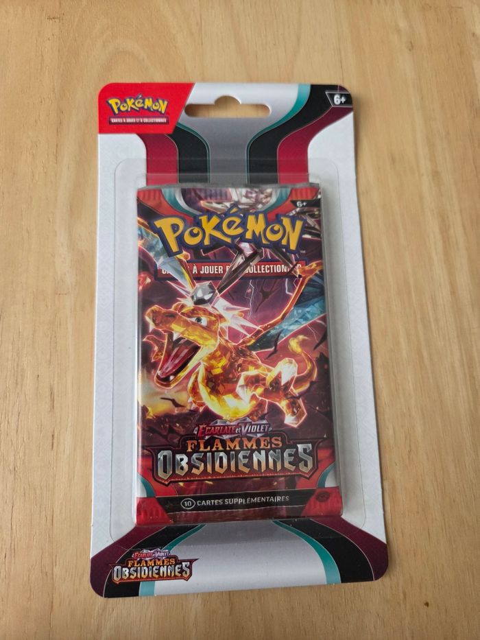 Pokemon Blister booster Flammes Obsidiennes EV3 Art Set - photo numéro 2