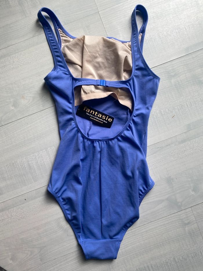 Maillot de bain 1 pièce bleu violet fantasie 90C - photo numéro 3