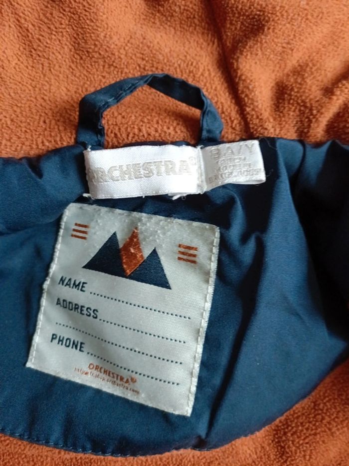 Manteau Orchestra bleu polaire 8 ans - photo numéro 6