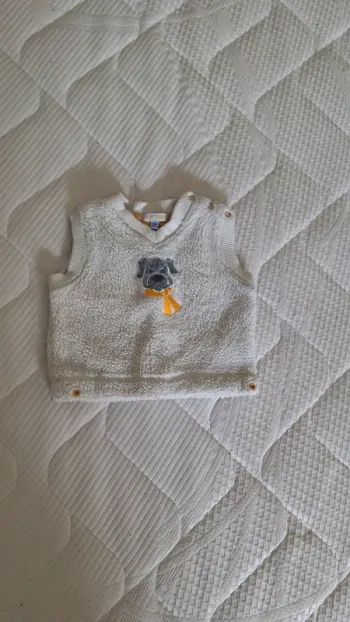 Pull sans manche 12 mois