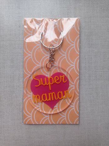 Porte clé super maman