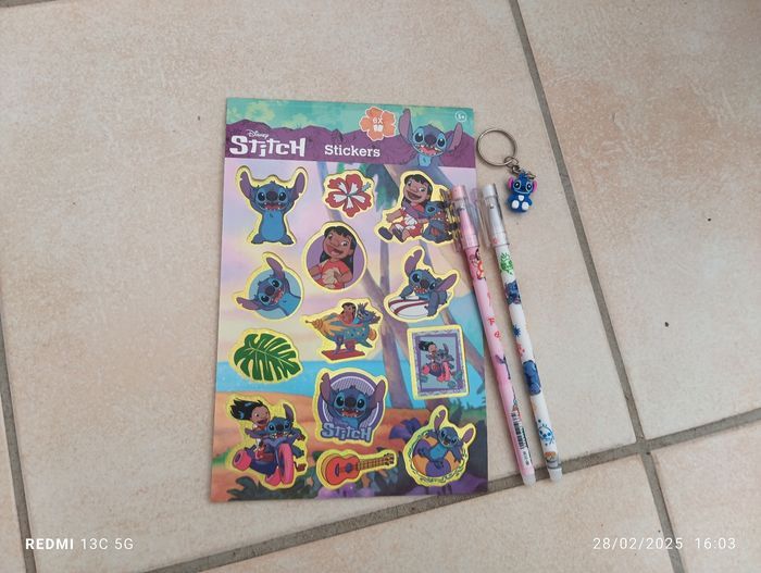 Papeterie Stitch
