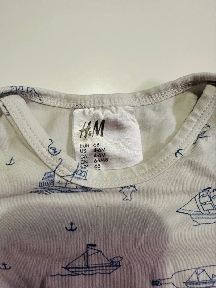 Body manches longues - 6 mois - H&M - photo numéro 2