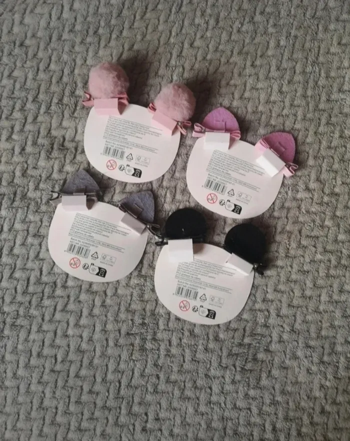 Lot de barrettes animaux - photo numéro 2