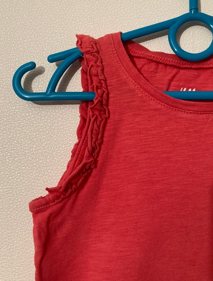 débardeur manches volantées fille 3/4 ans - photo numéro 2