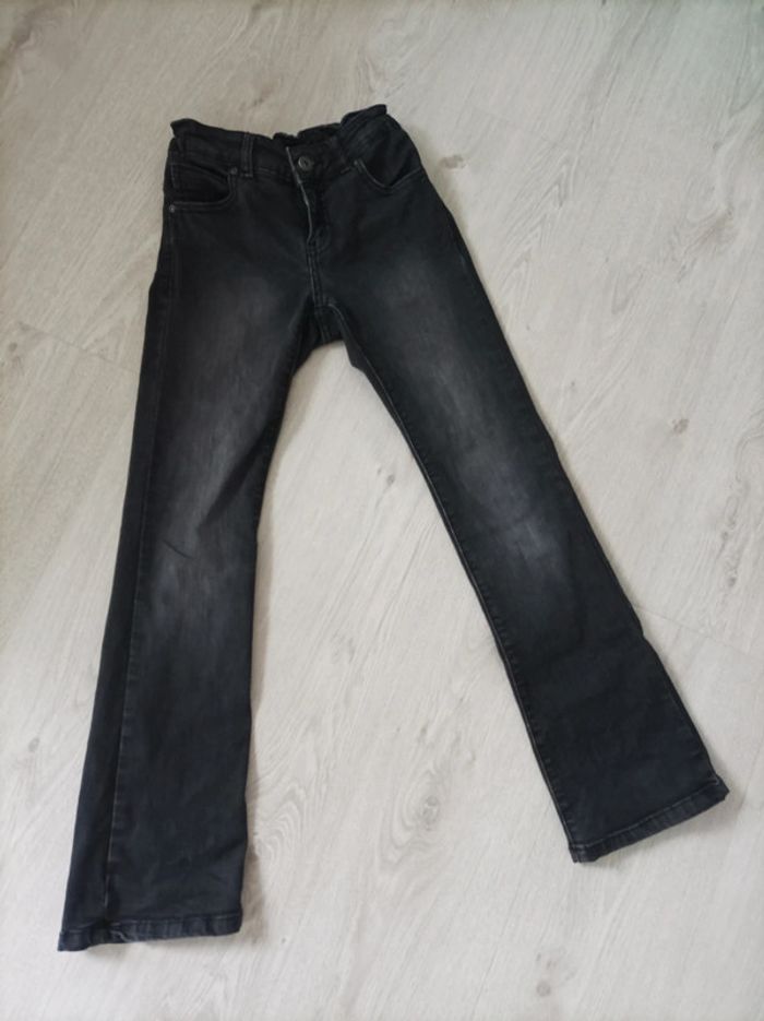 Pantalon jean stretch évasé 10/12 ans - photo numéro 2