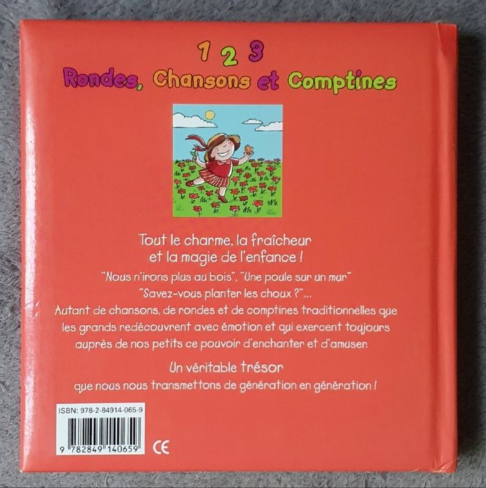 Livre enfants "1 2 3 Rondes, Chansons et Comptines - Entre dans la danse" (Dès 3 ans) / Édisphère - photo numéro 2