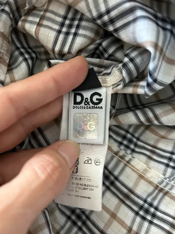 Chemise à carreaux Dolce Gabbana - photo numéro 9