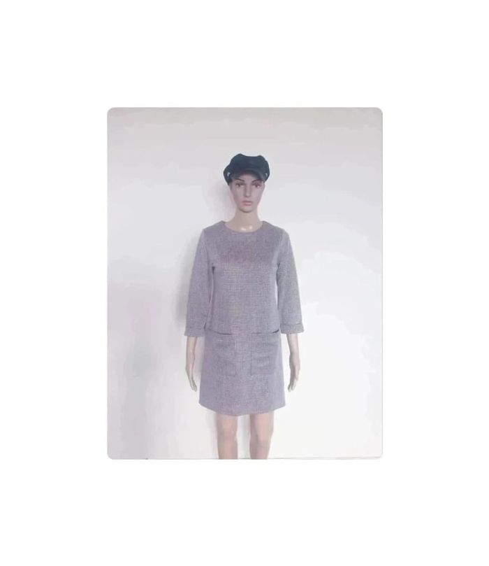 Magnifique robe pied de poule