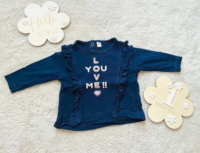 7 tee-shirts fille 1 mois - photo numéro 9