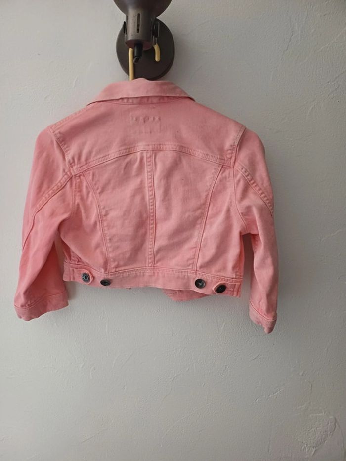 Veste jeans rose Pepe jeans - photo numéro 3
