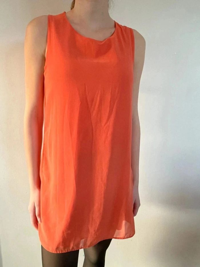 Robe fluide chic corail - photo numéro 4